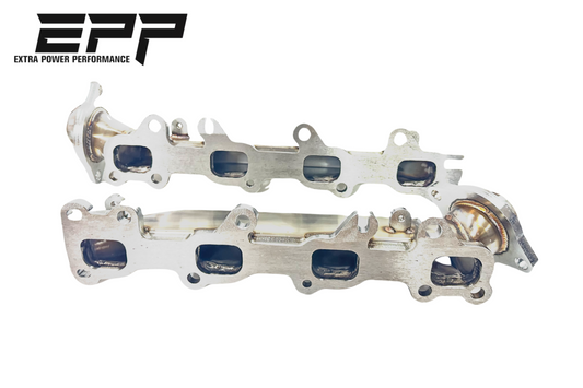 High Flow Stainless Exhaust Manifold Kit For 09–24 Dodge Ram 5.7L Hemi V8