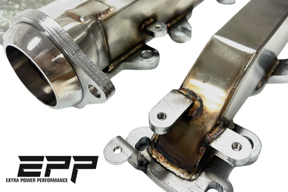High Flow Stainless Exhaust Manifold Kit For 09–24 Dodge Ram 5.7L Hemi V8