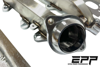 High Flow Stainless Exhaust Manifold Kit For 09–24 Dodge Ram 5.7L Hemi V8